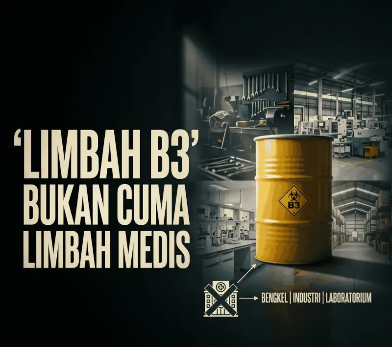 Limbah B3 Tidak Hanya Limbah Medis. Apakah Usaha Anda Juga Menghasilkannya?