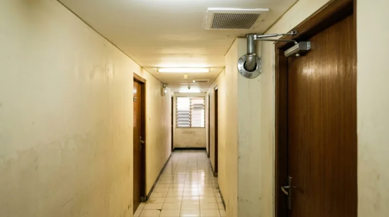 Proteksi Pasif & Tata Udara Koridor Rumah Kos Bertingkat di Menganti