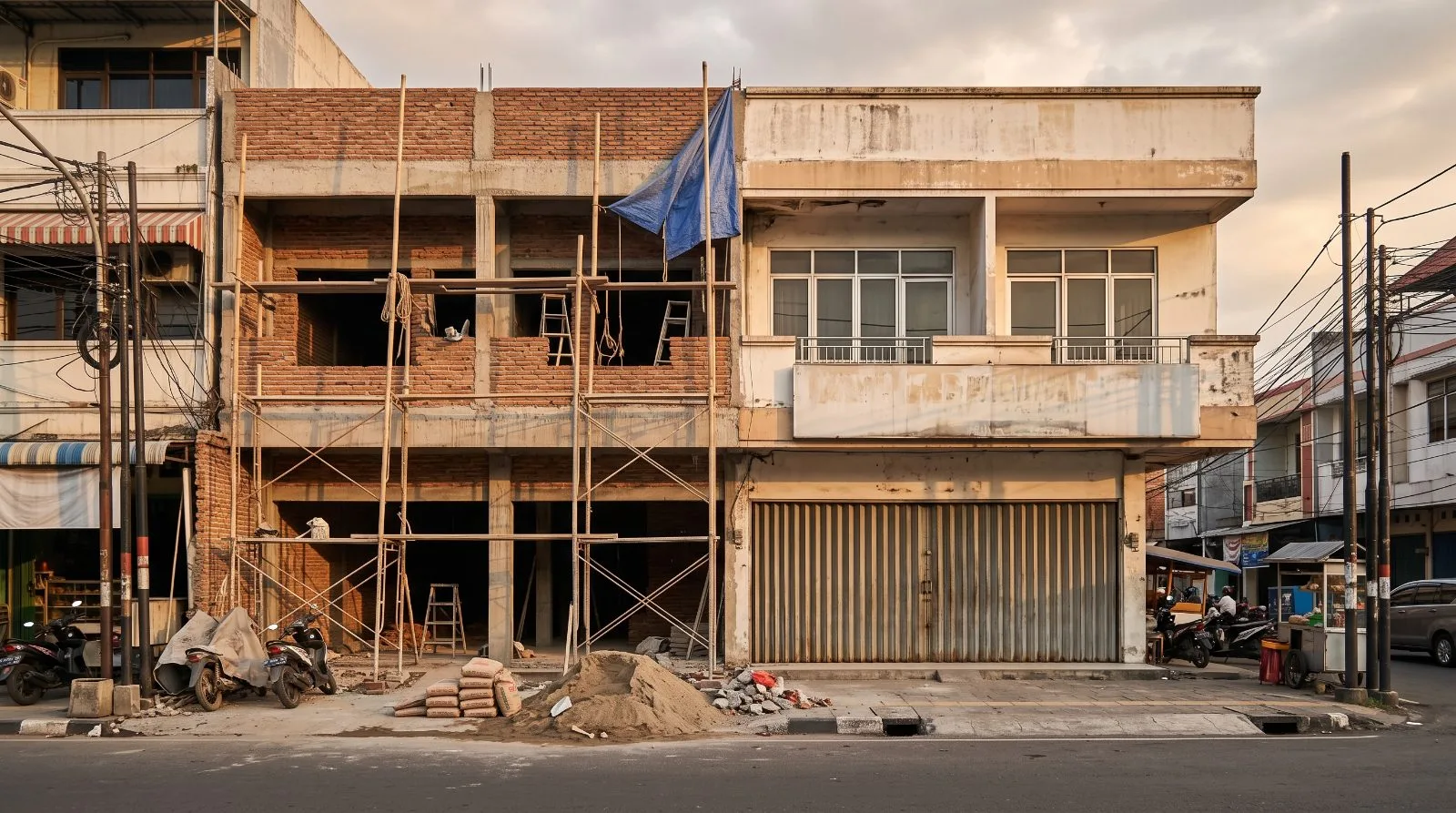 Renovasi Tempat Usaha Tanpa Risiko Sanksi PBG