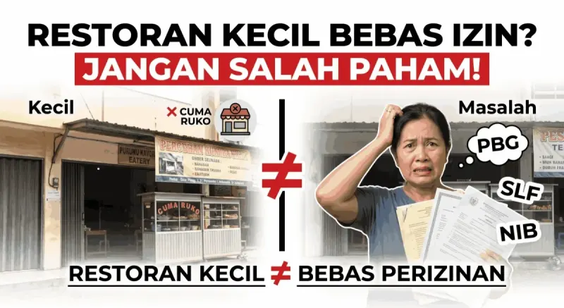 Restoran Kecil Tidak Perlu Urus Perizinan? Ini Mitos yang Bisa Bikin Masalah di Kemudian Hari