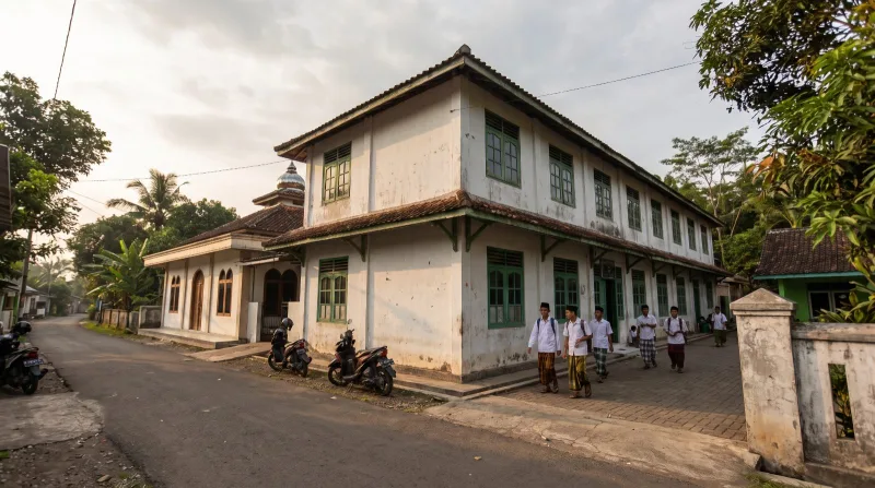 Alur PBG Asrama dan Gedung Sekolah Pondok Pesantren di Pasuruan