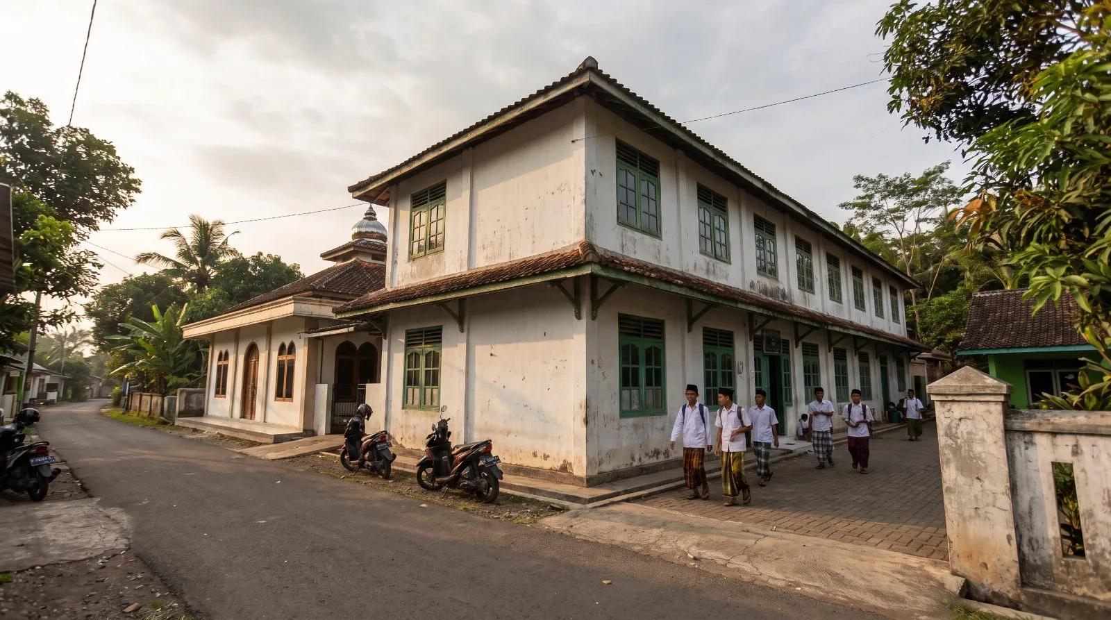 Alur PBG Asrama dan Gedung Sekolah Pondok Pesantren di Pasuruan