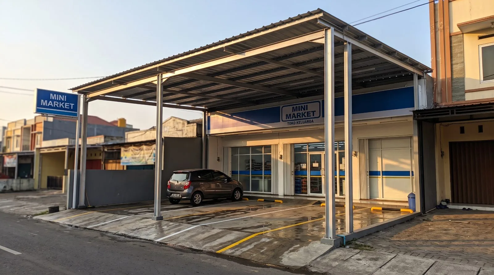 Mengurus PBG untuk Kanopi dan Drop Off Area di Minimarket