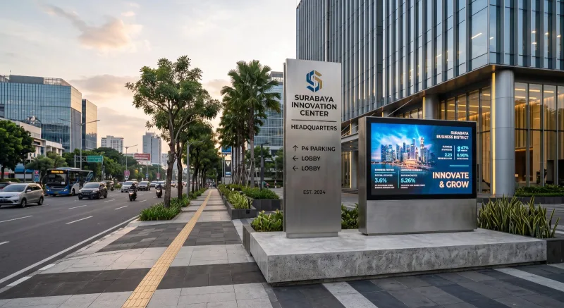 Legalitas Reklame dan Videotron Usaha di Surabaya: Menghindari Penertiban Satpol PP dan Risiko Roboh