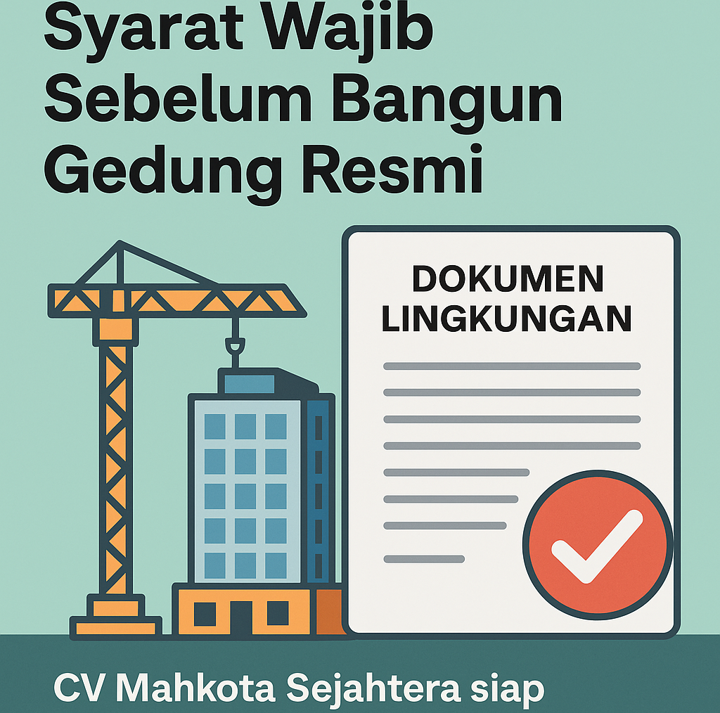 Mau Bangun Gedung? Jangan Lupa Dokumen Ini Kalau Tak Mau Disetop!