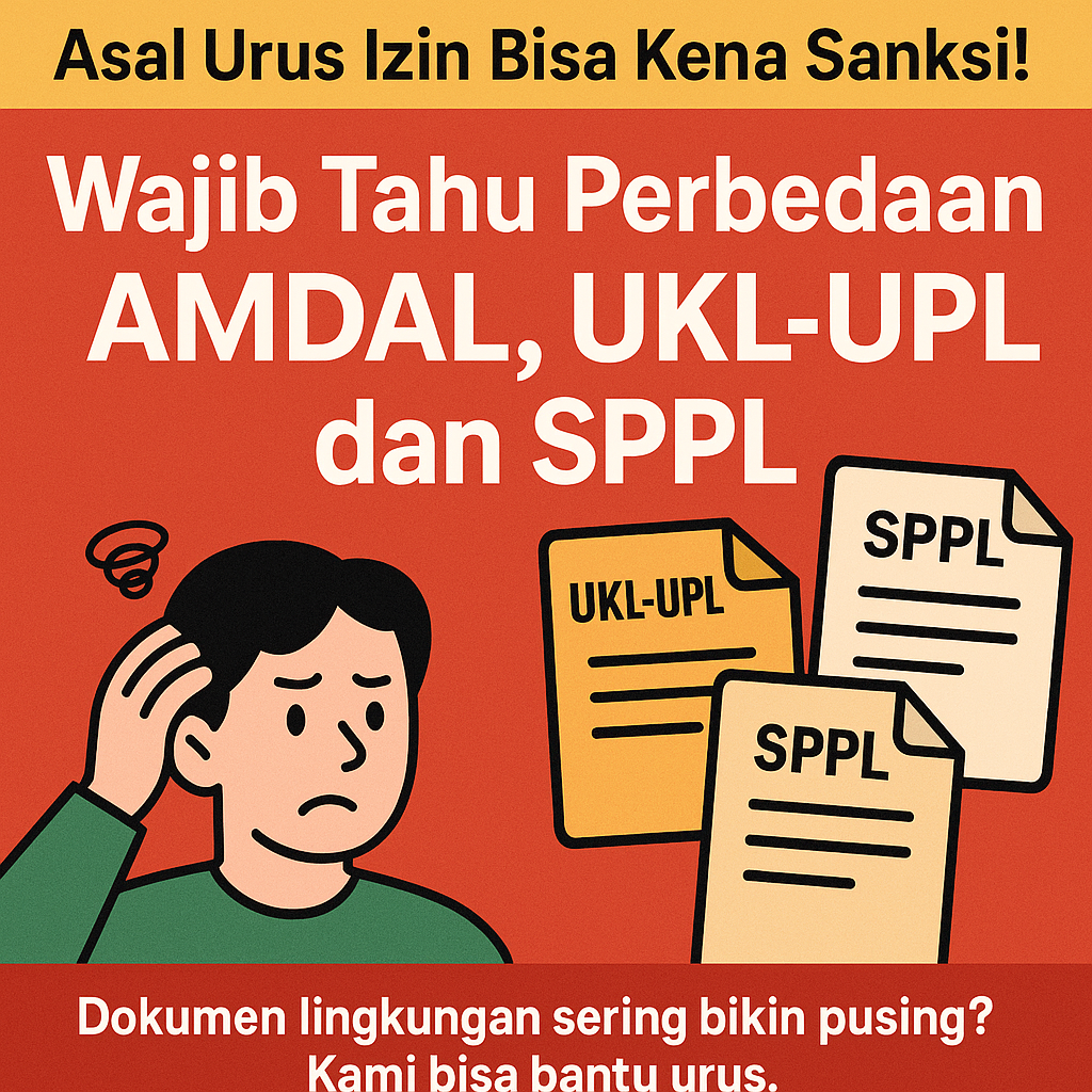 Nekat Mulai Proyek Tanpa Tahu AMDAL, UKL-UPL, SPPL? Siap-Siap Kena Masalah!