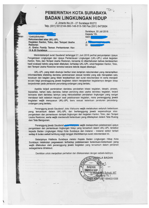 Dokumentasi Bangunan Wismari - Uji Kelayakan Lingkungan (UKL/UPL) - 2